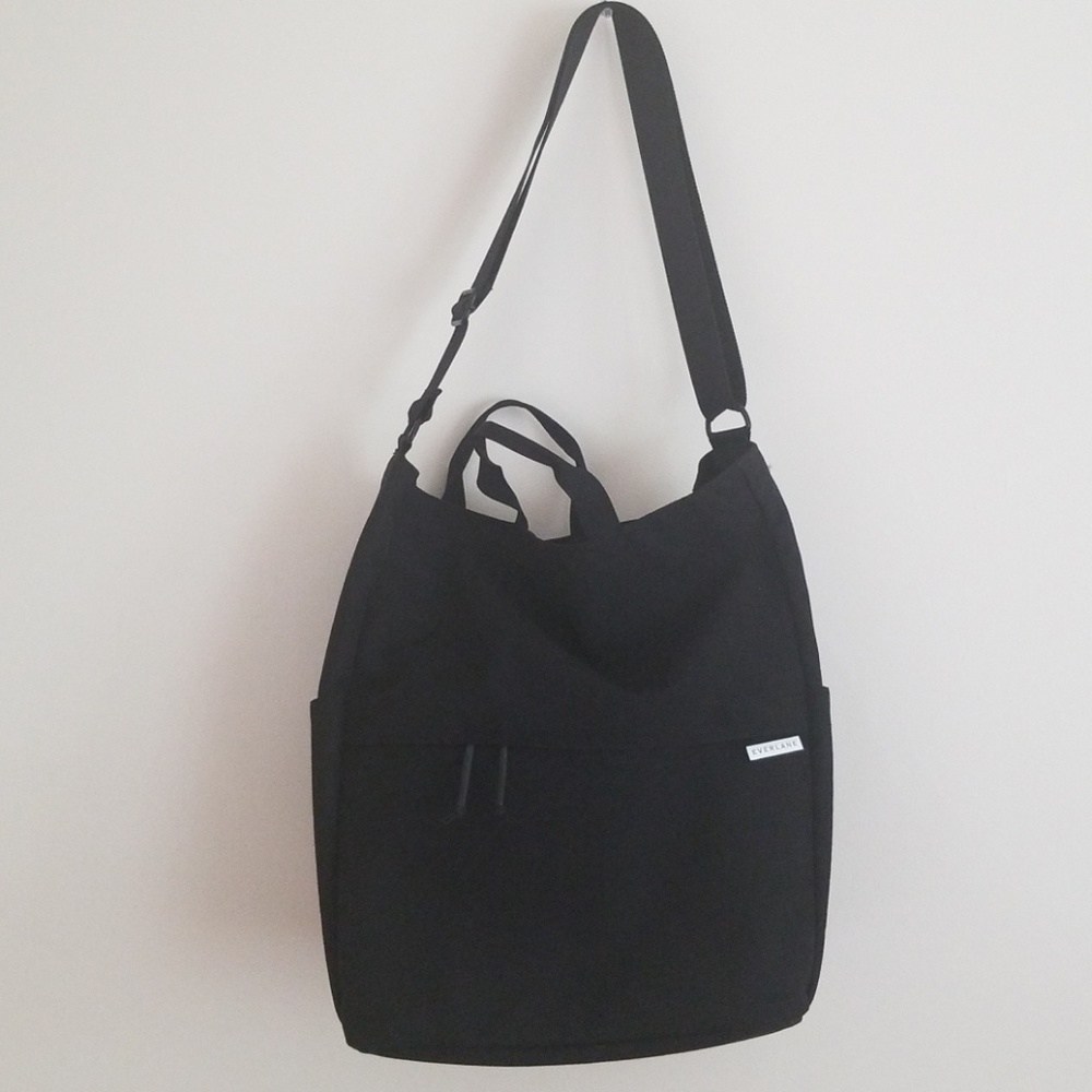 Everlane Street Nylon Travel Tote in BLACK